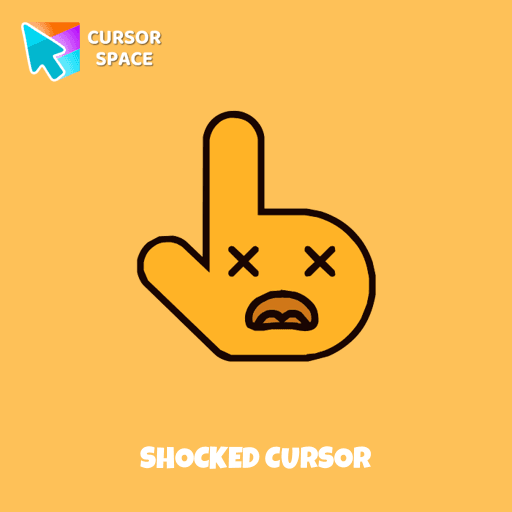 Shocked cursor pointer cursor